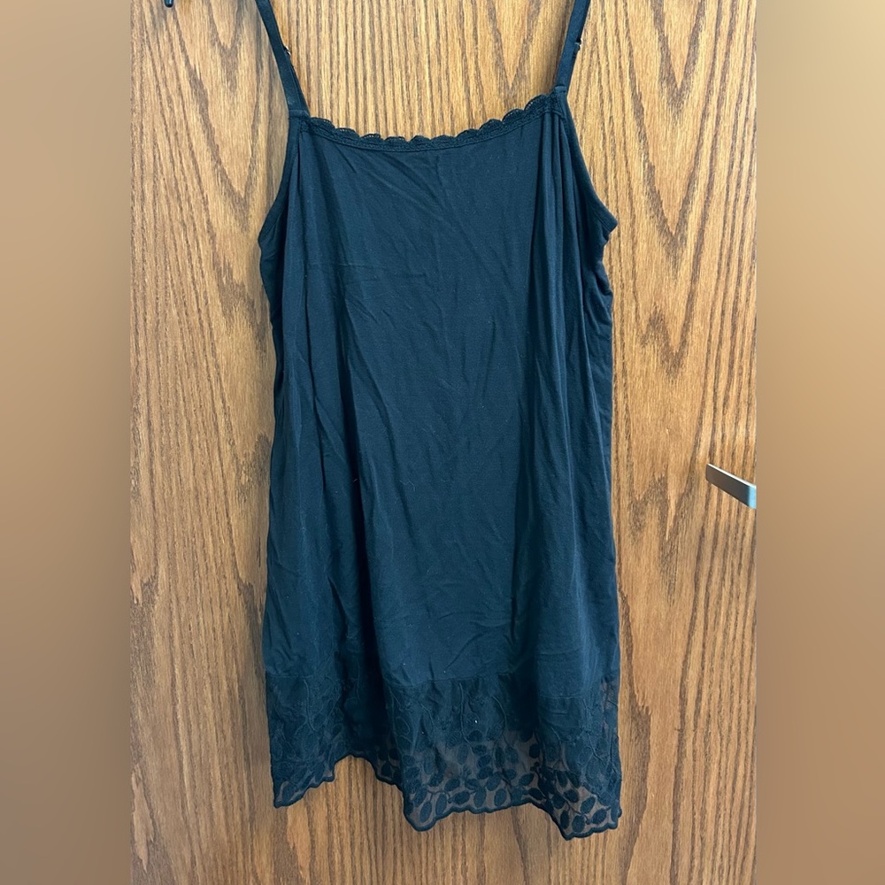 Matilda Jane Shirt Extender Tank Top Black